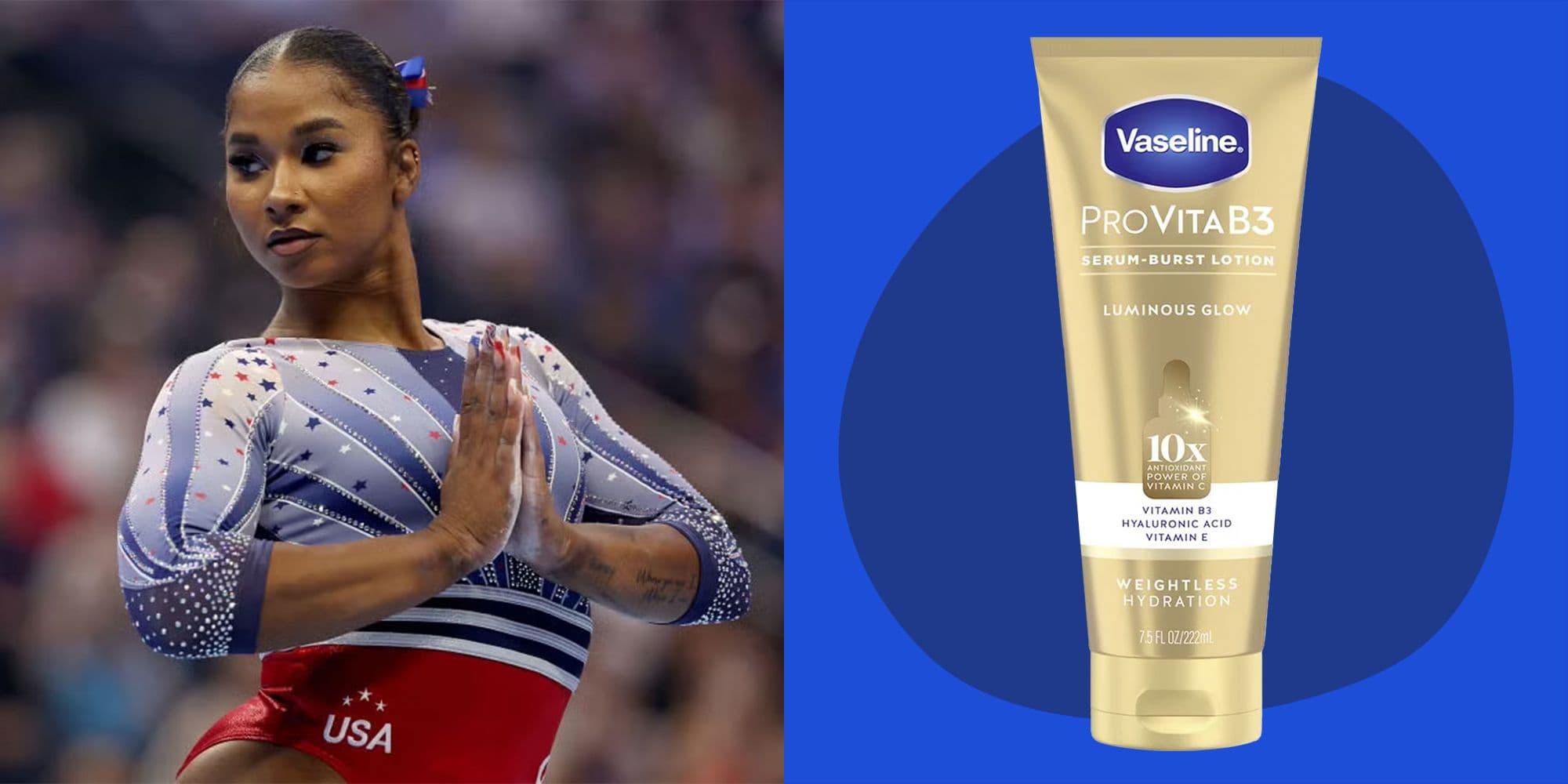 Jordan Chiles Uses A $9 Lotion To Fight ‘Gymnast Skin’
