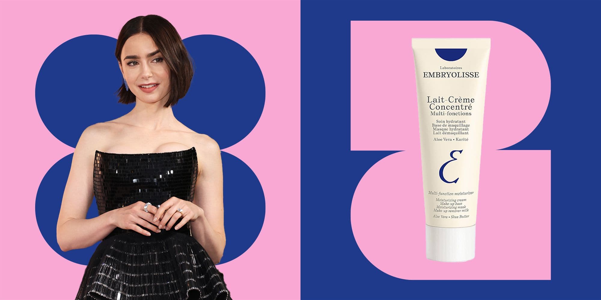 The Secret To Lily Collins' *Parfait* Skin On 'Emily in Paris'? This $17 Face Cream