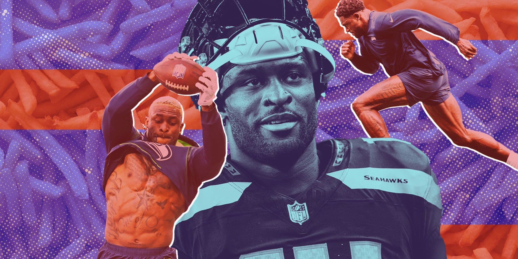 DK Metcalf: Jacked on the Field, But a 'Fat-Ass at Heart’