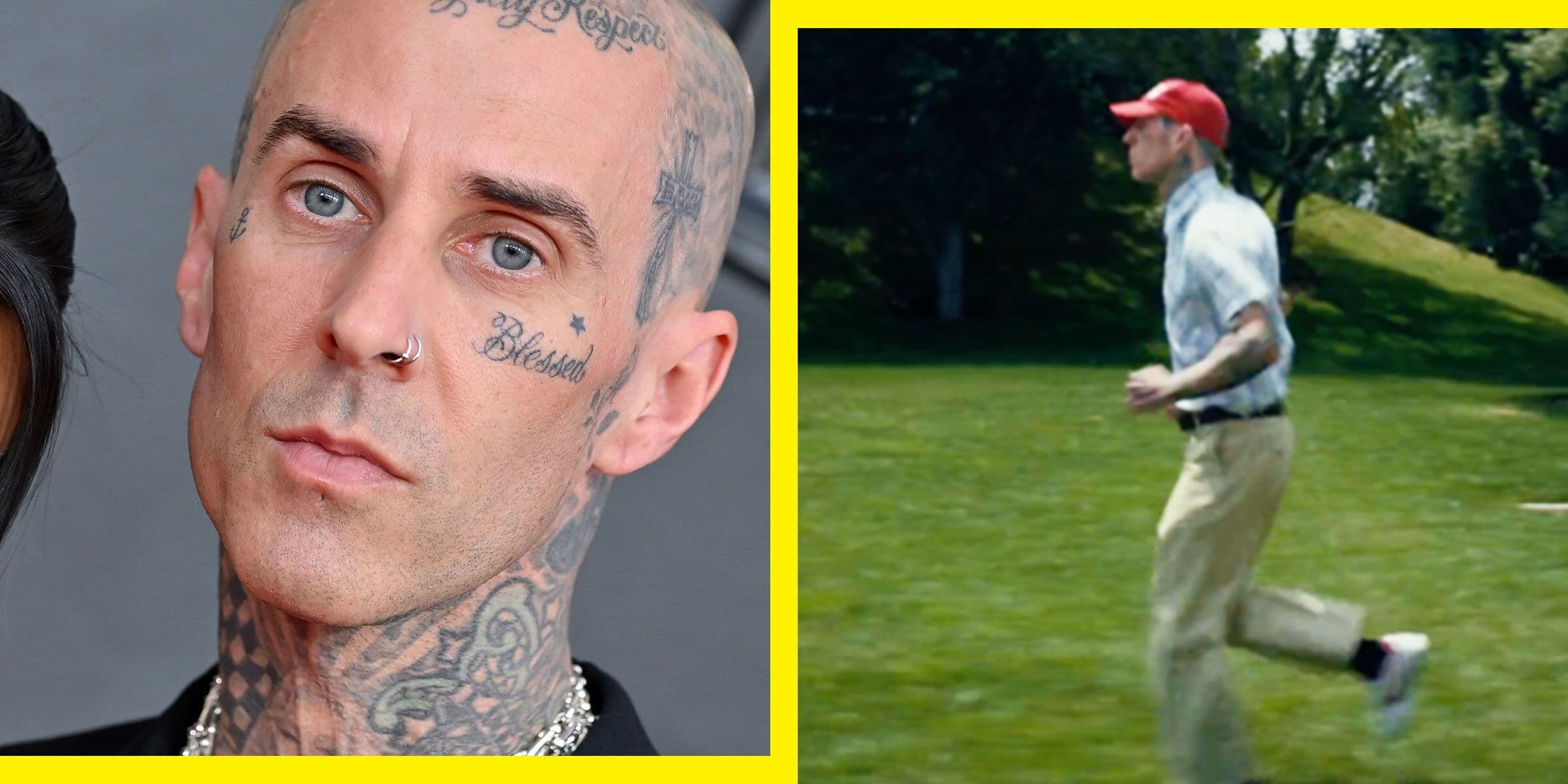 Blink-182's Travis Barker Channels Forrest Gump to Launch Run Club