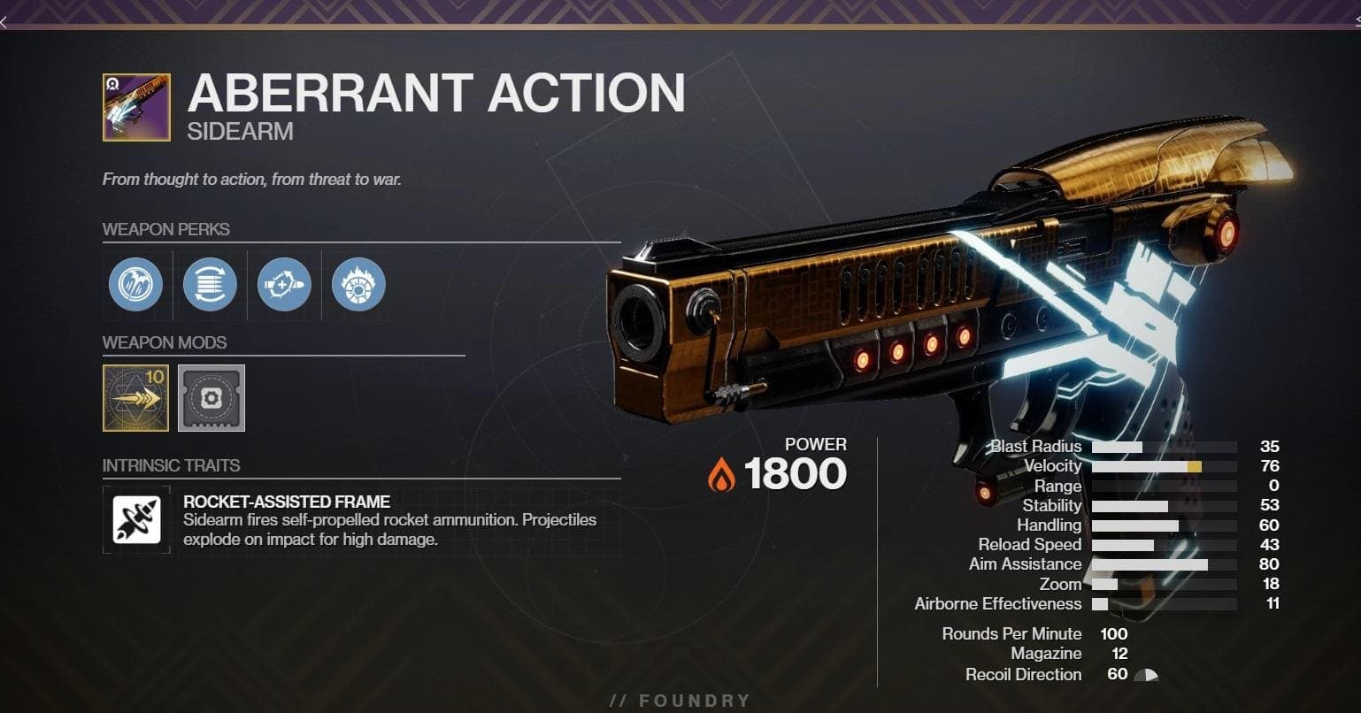 The ‘Destiny 2’ God Rolls For Aberrant Action, Corrasion And Perfect Paradox