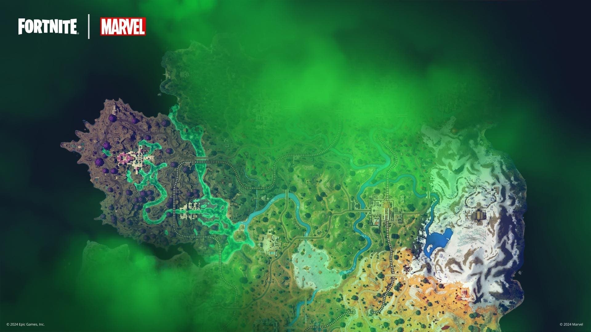 Here’s The First Look At Fortnite’s New Marvel Map