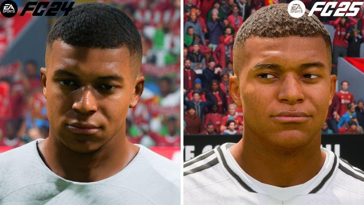 EA FC 25 Vs. EA FC 24: Stunning Facial Render Comparisons Of Top Stars