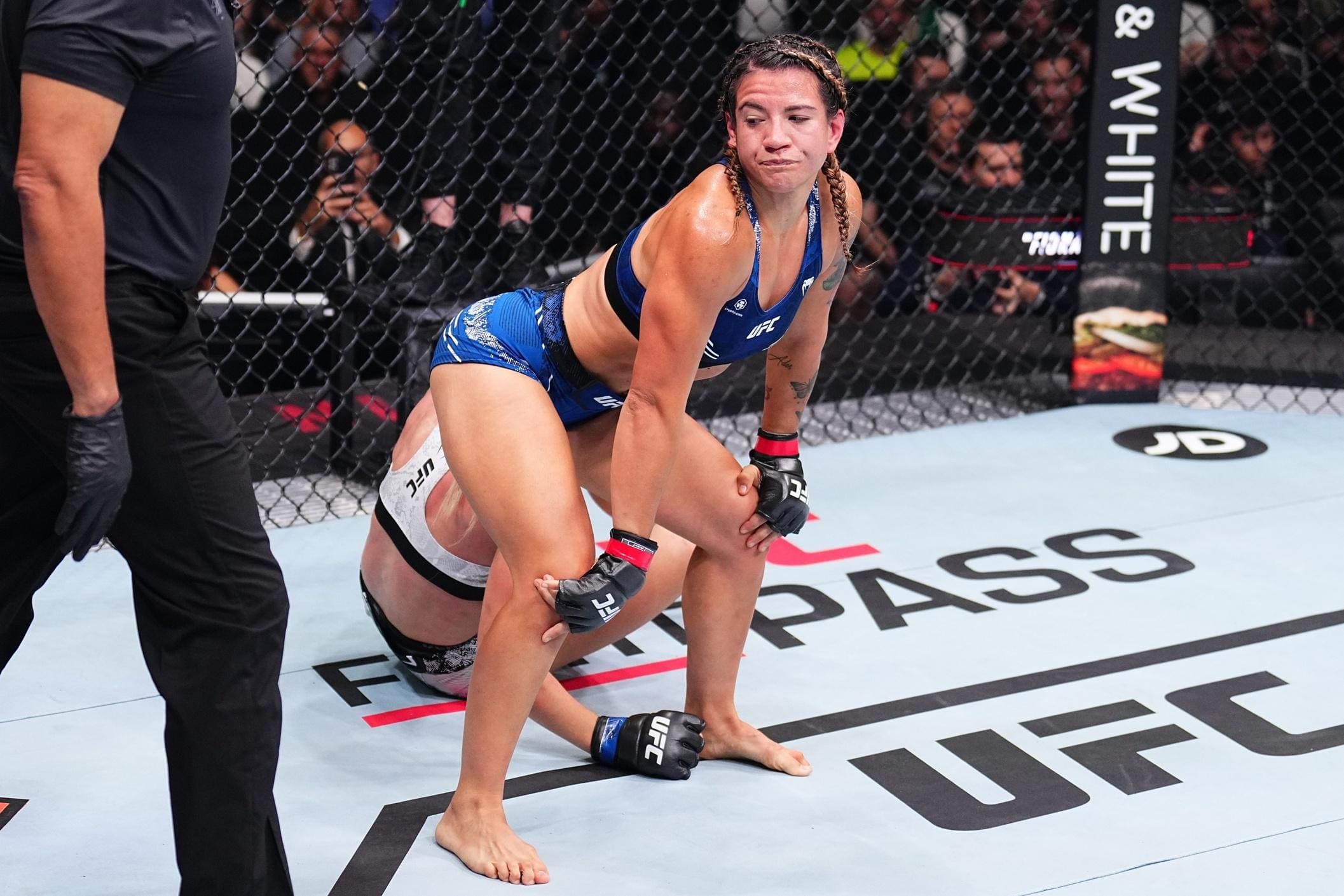 Rising UFC Fighter, Misses Weight, Wins And Twerk Taunts Her Opponent