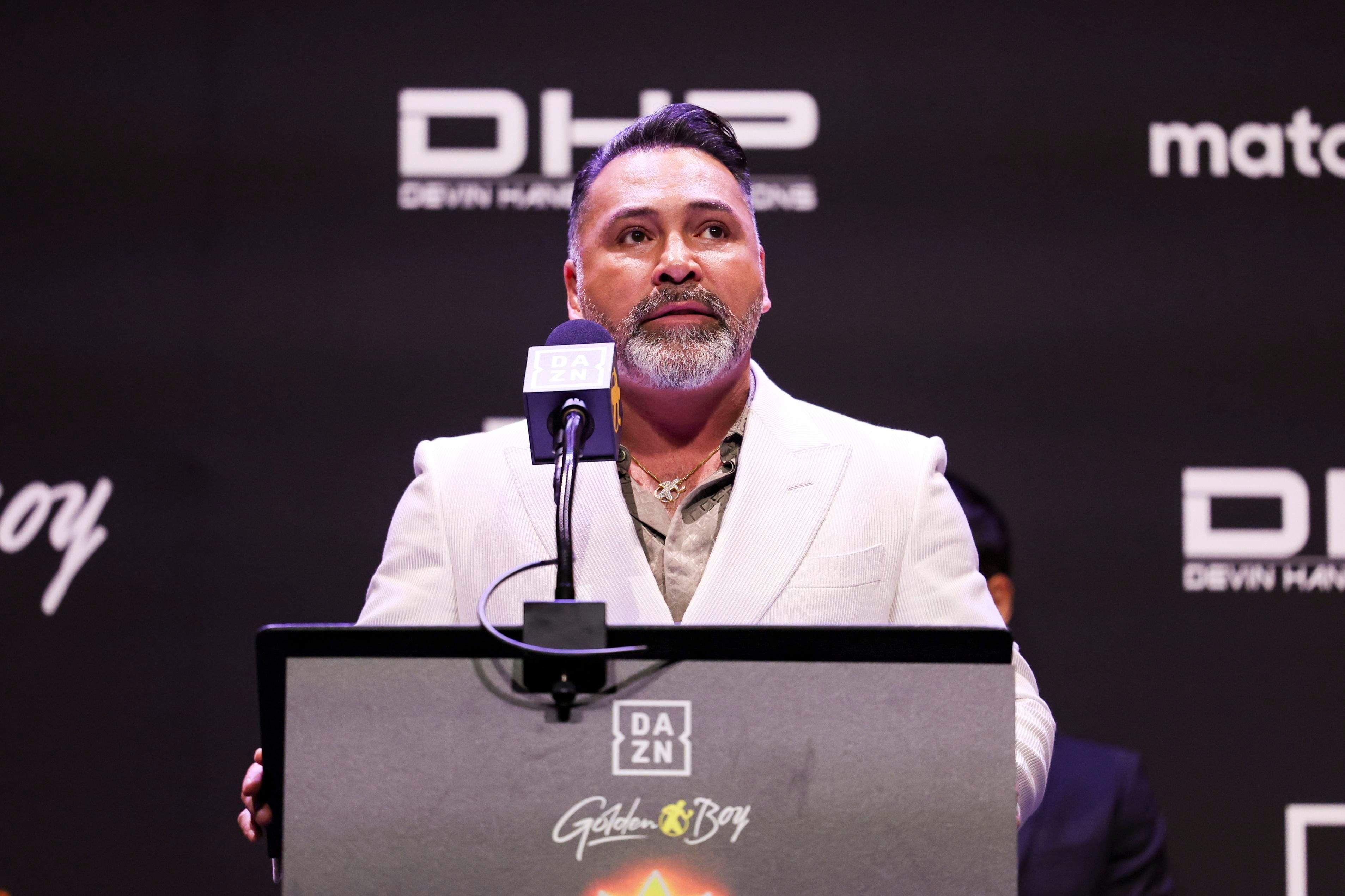 Oscar De La Hoya Releases Super-Low PPV Numbers For Garcia-Haney Fight