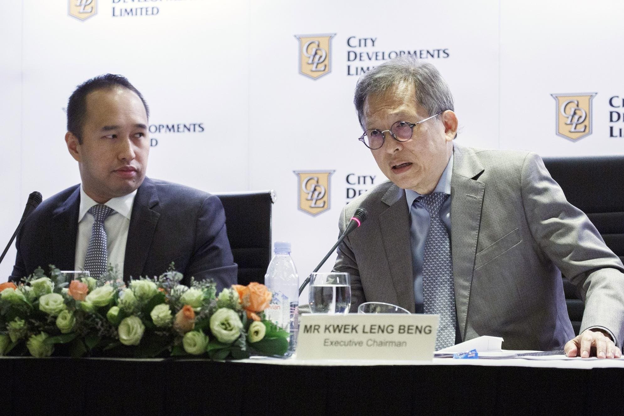 CDL Shares Rise After  Singapore Property Billionaire Kwek Leng Beng Drops Case Against Son