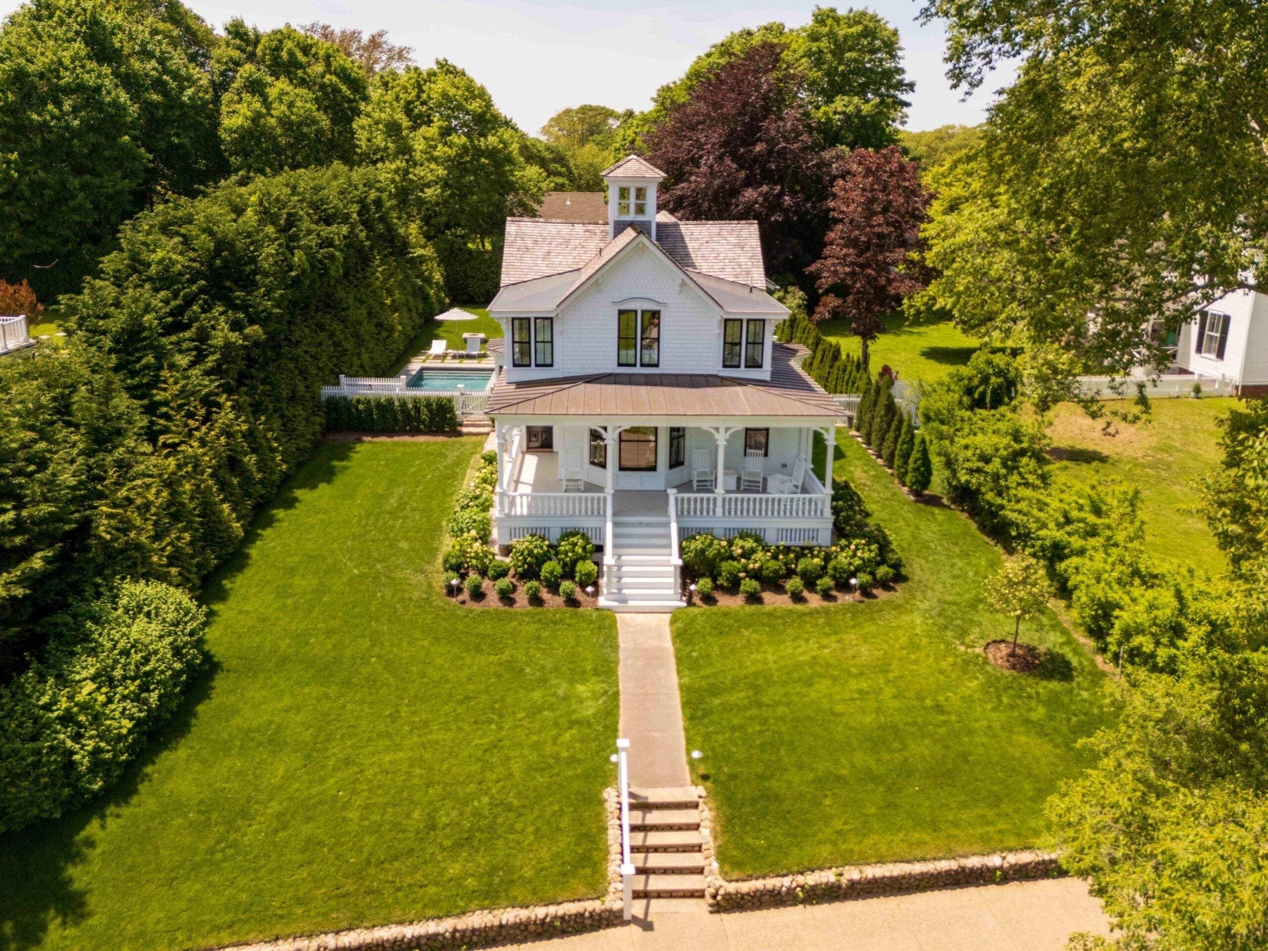 History Unfolds Inside Two Martha’s Vineyard Greek Revival Homes