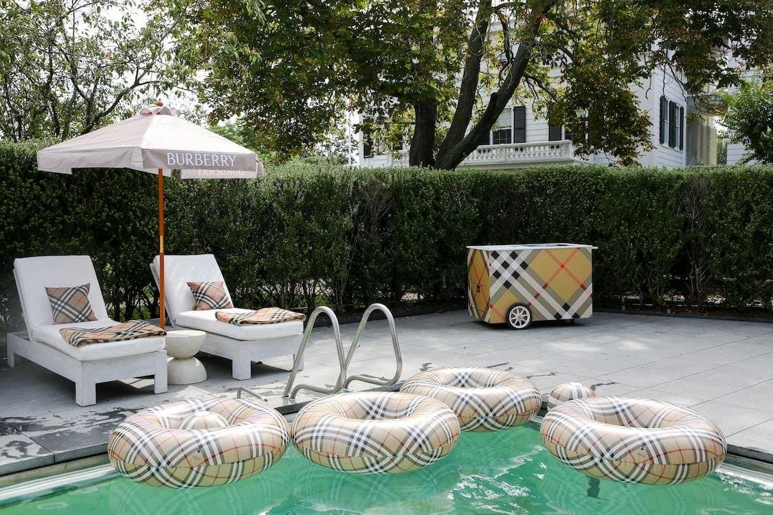 Inside Burberry’s Exclusive Hamptons Pop-Up At Topping Rose House