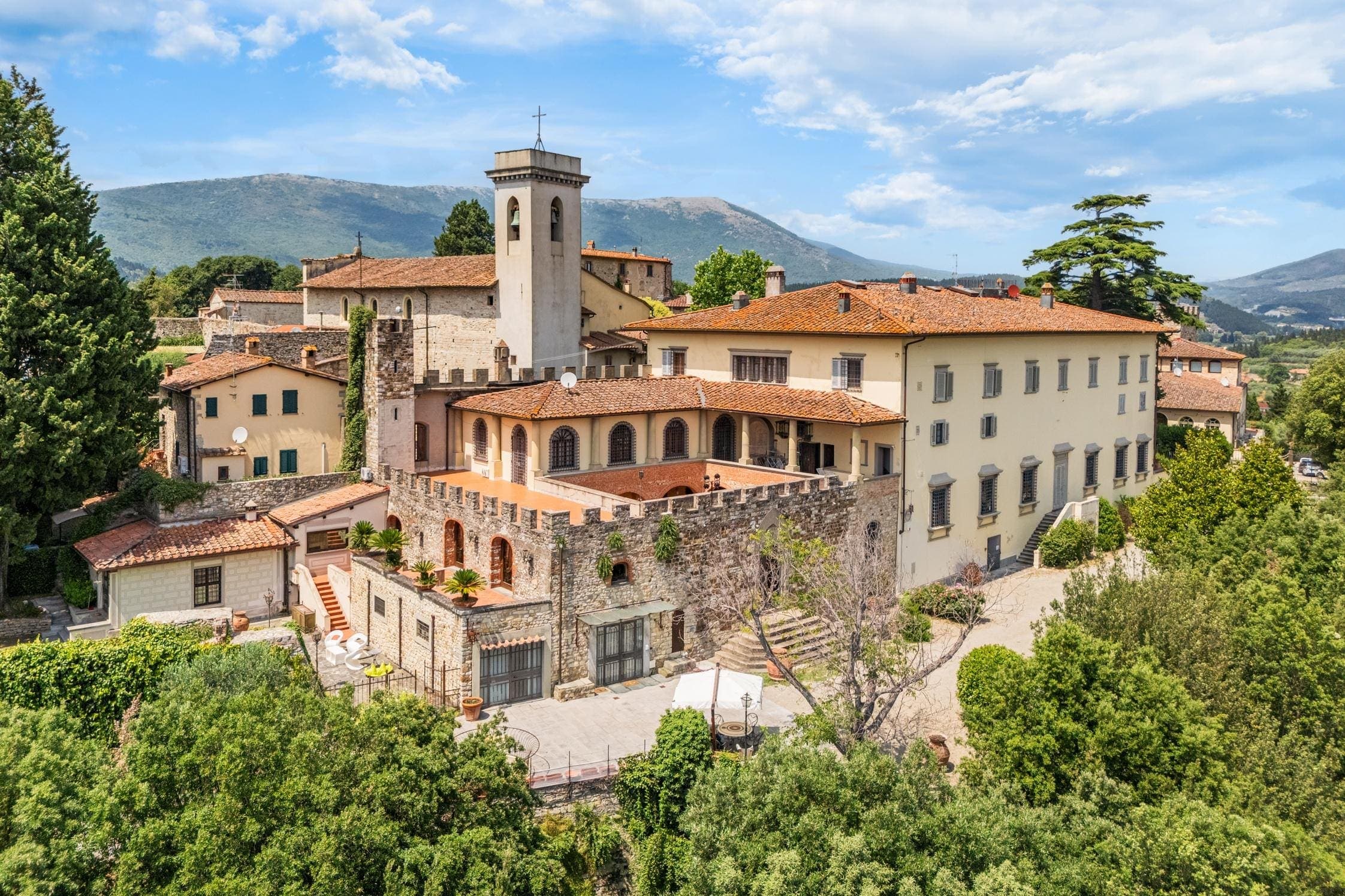 Inside A $11.7 Million Tuscan Castle Filled With Art And Intrigue