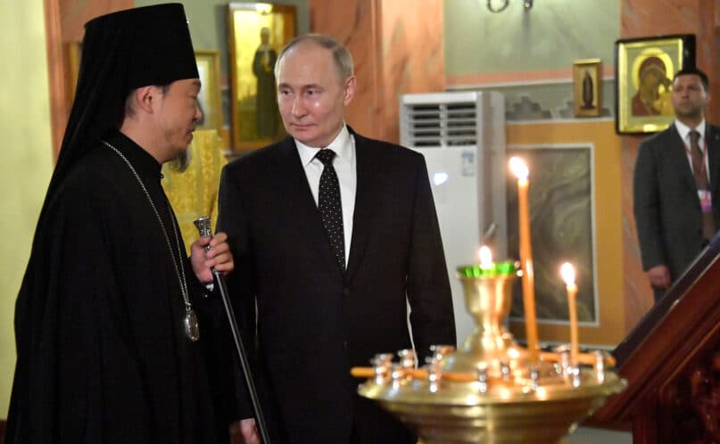 Why did Putin visit a tiny Orthodox church in North Korea?