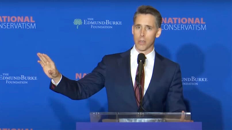 Hawley’s Christian nationalism is the old-time civil religion, weaponized