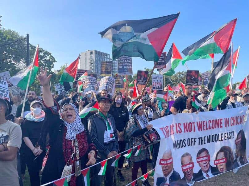 In Chicago, ‘Little Palestine’ adds its voice to roar of the Democratic convention